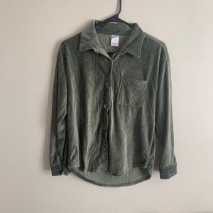 Gorgeous Green Button up